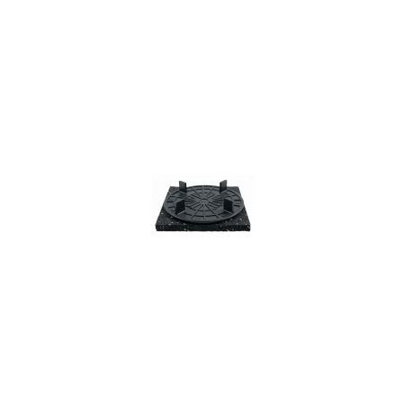 Vaste drager voor tegel met voeg 6 mm rubber